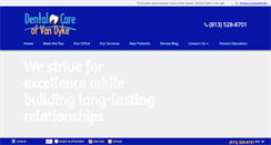Desktop Screenshot of dentalcareofvandyke.com